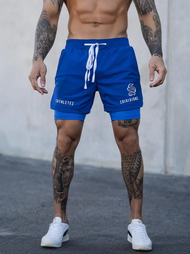 Men Red Casual Shorts Cross-Border Beach Wear - Image 7
