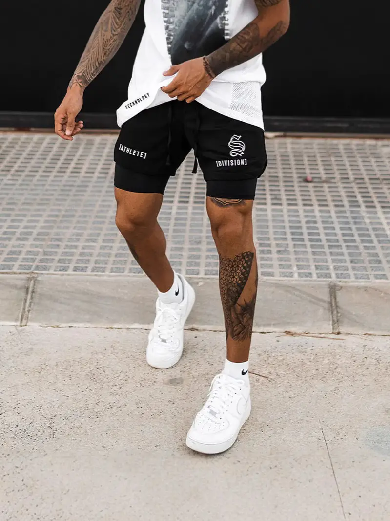 Men Red Casual Shorts Cross-Border Beach Wear - Image 9