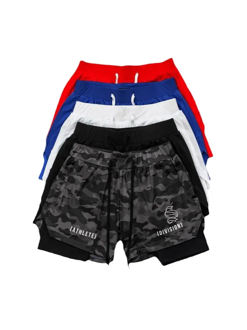 Men Red Casual Shorts Cross-Border Beach Wear - Image 10