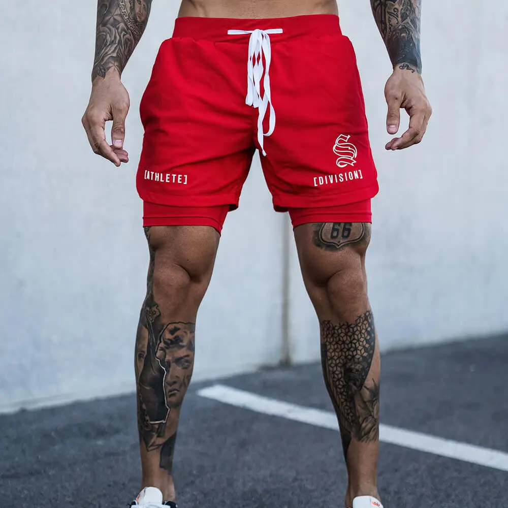 Men Red Casual Shorts Cross-Border Beach Wear — feature 28