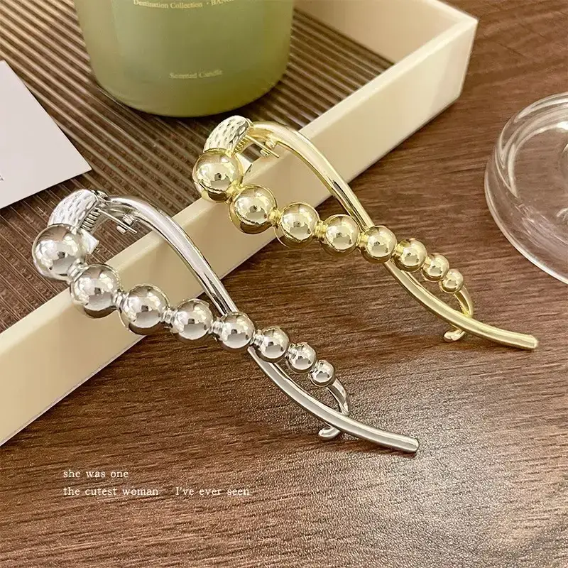 Pearl Hairpin Clip for Women High-end Back of Head Twist Clip - Image 5
