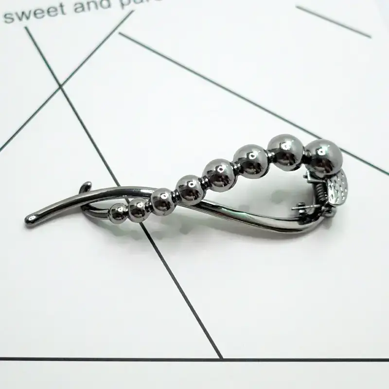 Pearl Hairpin Clip for Women High-end Back of Head Twist Clip - Image 2
