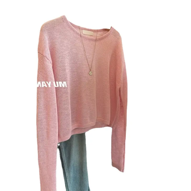 Women's 2023 Summer Sunscreen Sweater Long Sleeve - Image 8