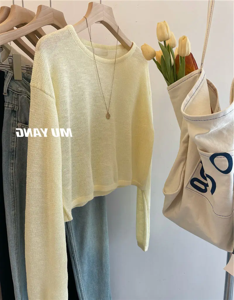 Women's 2023 Summer Sunscreen Sweater Long Sleeve — feature 10