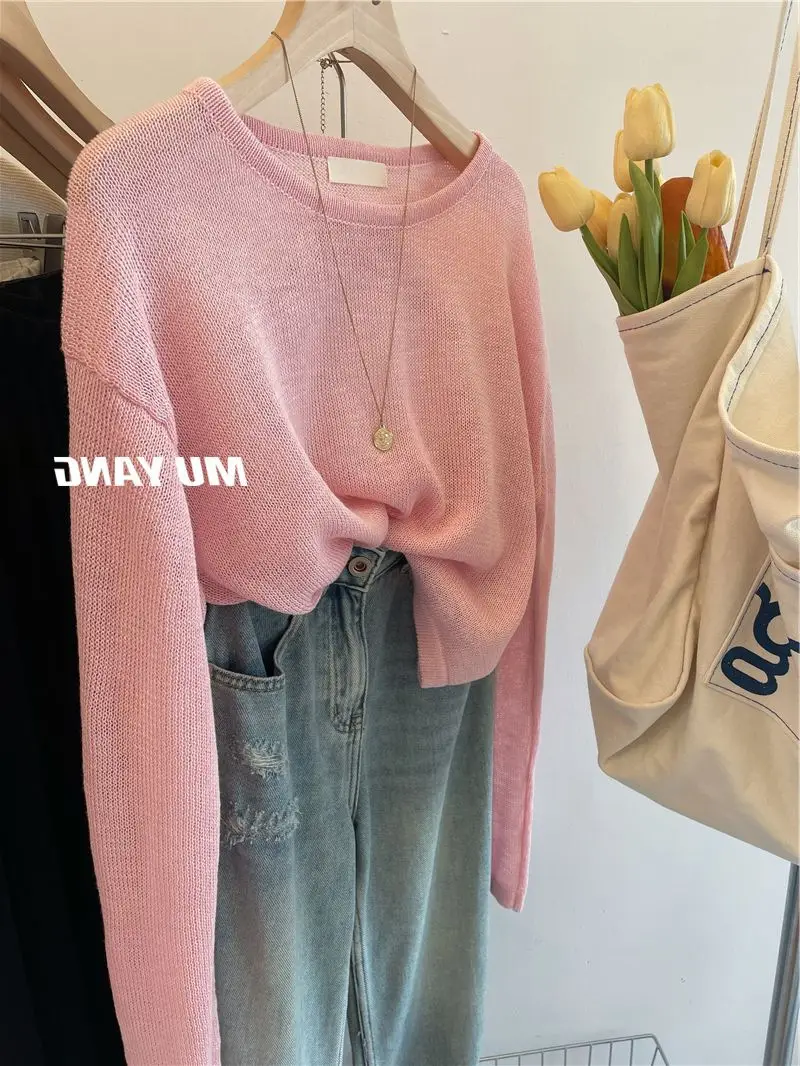 Women's 2023 Summer Sunscreen Sweater Long Sleeve — feature 5