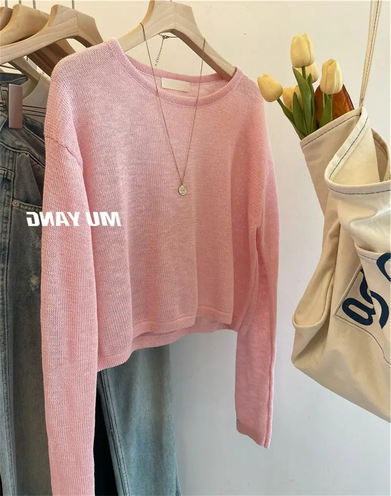 Women's 2023 Summer Sunscreen Sweater Long Sleeve — feature 7