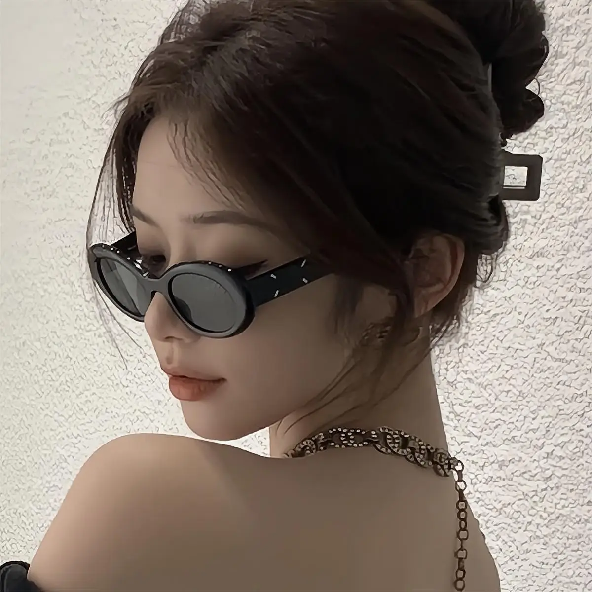 Women Sunglasses High-End Light Luxury Street Style - Image 5