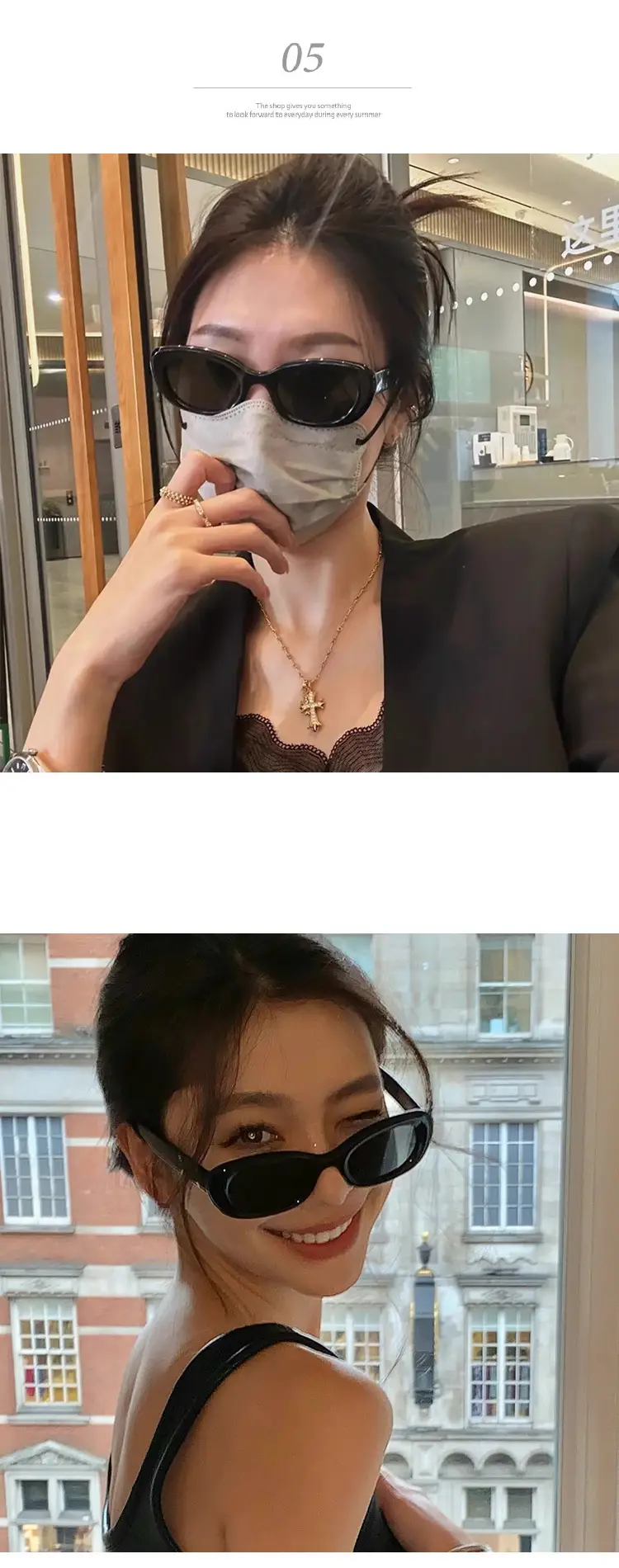 Women Sunglasses High-End Light Luxury Street Style — feature 4