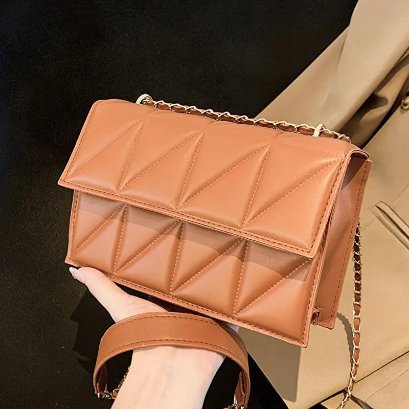 Pink French Niche Chain Shoulder Bag for Women - Image 8