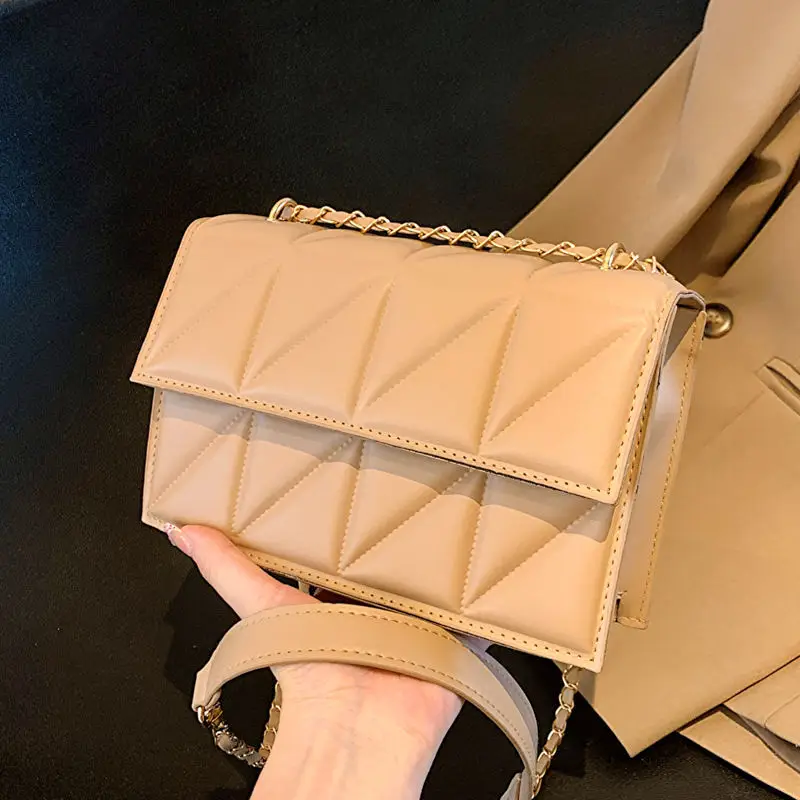 Pink French Niche Chain Shoulder Bag for Women - Image 9