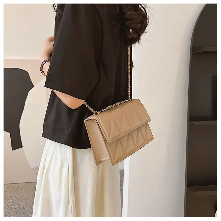 Pink French Niche Chain Shoulder Bag for Women — feature 13