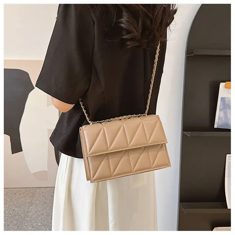 Pink French Niche Chain Shoulder Bag for Women — feature 14