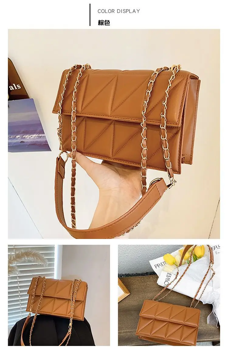 Pink French Niche Chain Shoulder Bag for Women — feature 24