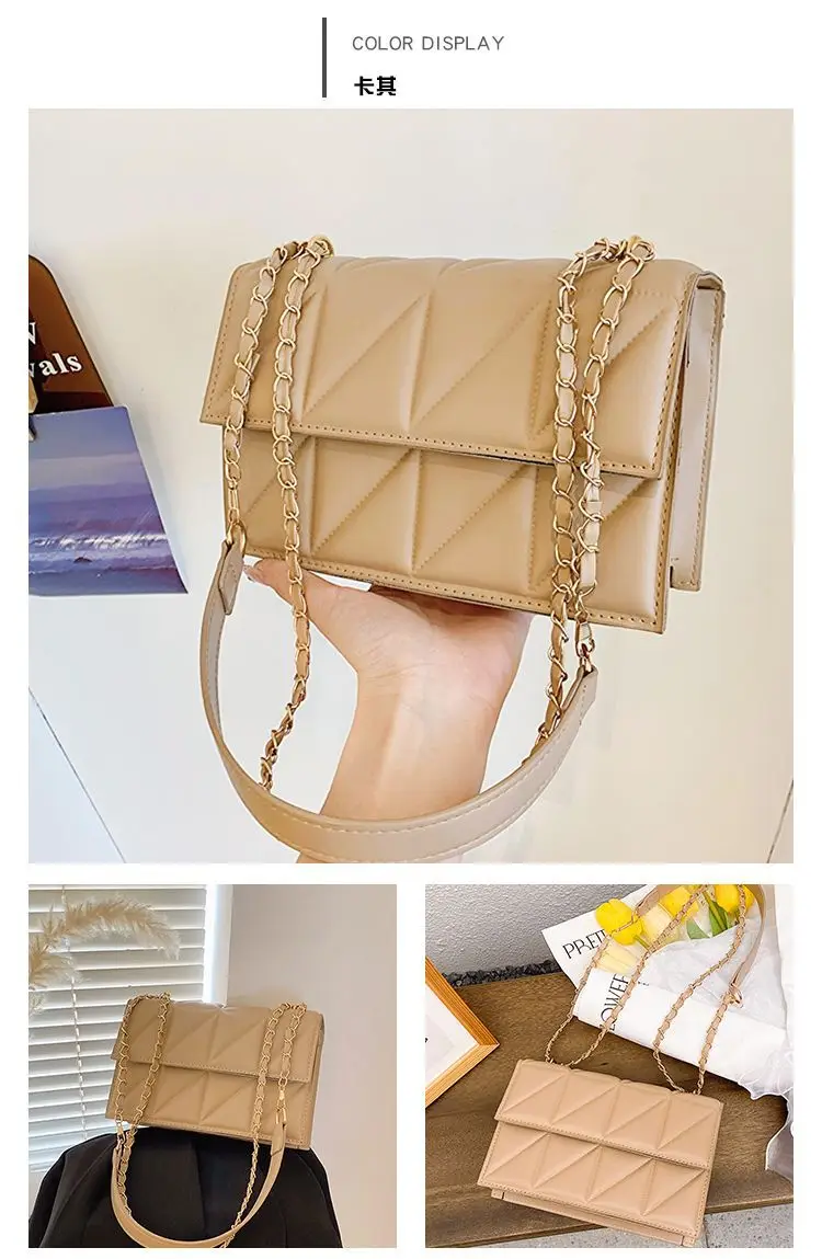 Pink French Niche Chain Shoulder Bag for Women — feature 25