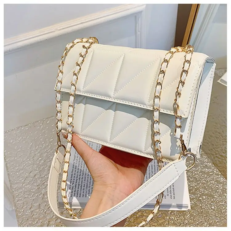 Pink French Niche Chain Shoulder Bag for Women — feature 33