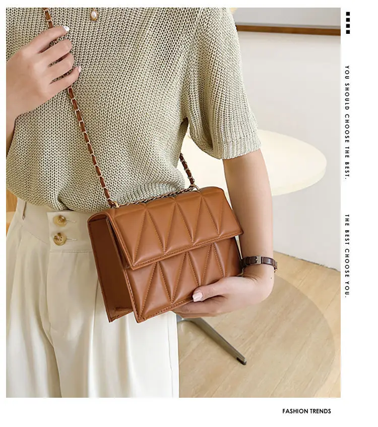 Pink French Niche Chain Shoulder Bag for Women — feature 4