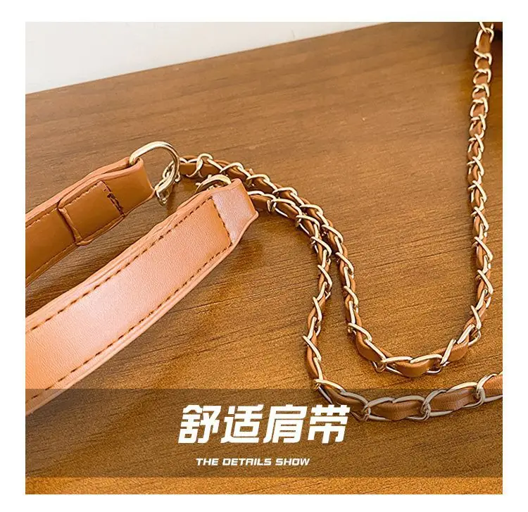 Pink French Niche Chain Shoulder Bag for Women — feature 8