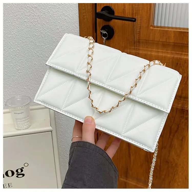 Pink French Niche Chain Shoulder Bag for Women - Image 4