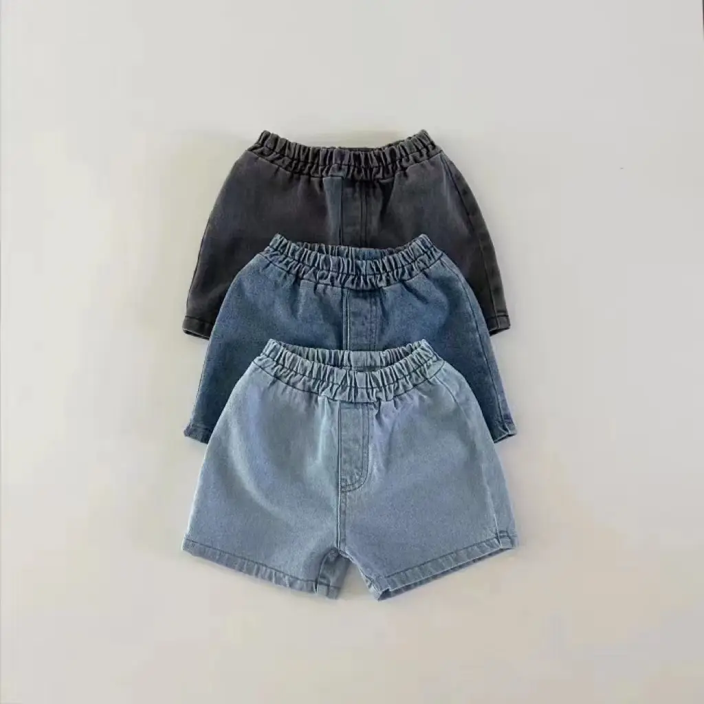 Korean Style Ins Denim Shorts for Girls Toddlers