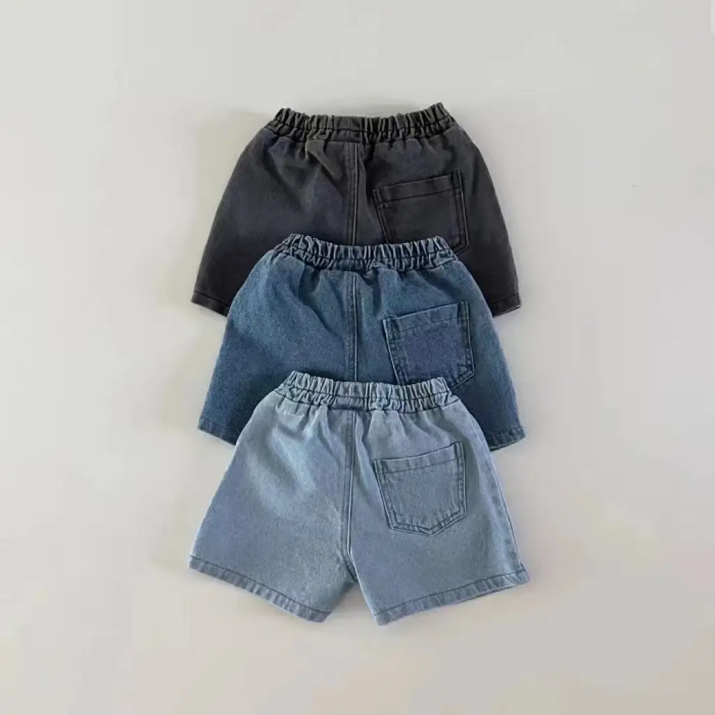Korean Style Ins Denim Shorts for Girls Toddlers