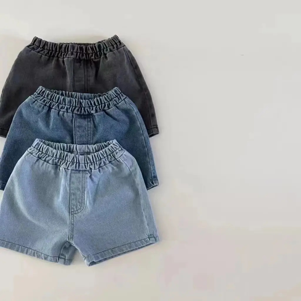 Korean Style Ins Denim Shorts for Girls Toddlers