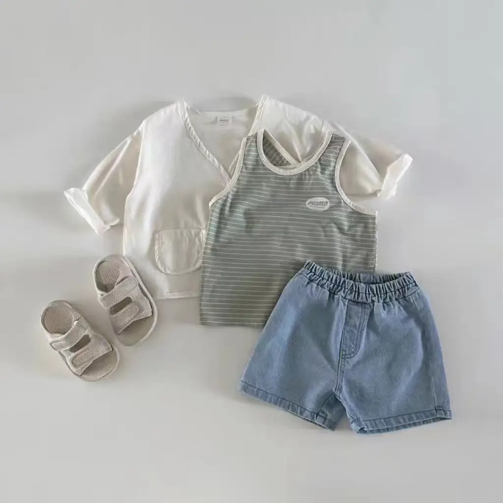 Korean Style Ins Denim Shorts for Girls Toddlers