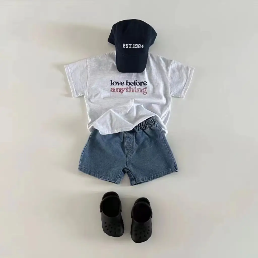 Korean Style Ins Denim Shorts for Girls Toddlers — feature 10