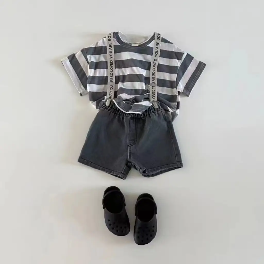 Korean Style Ins Denim Shorts for Girls Toddlers — feature 12