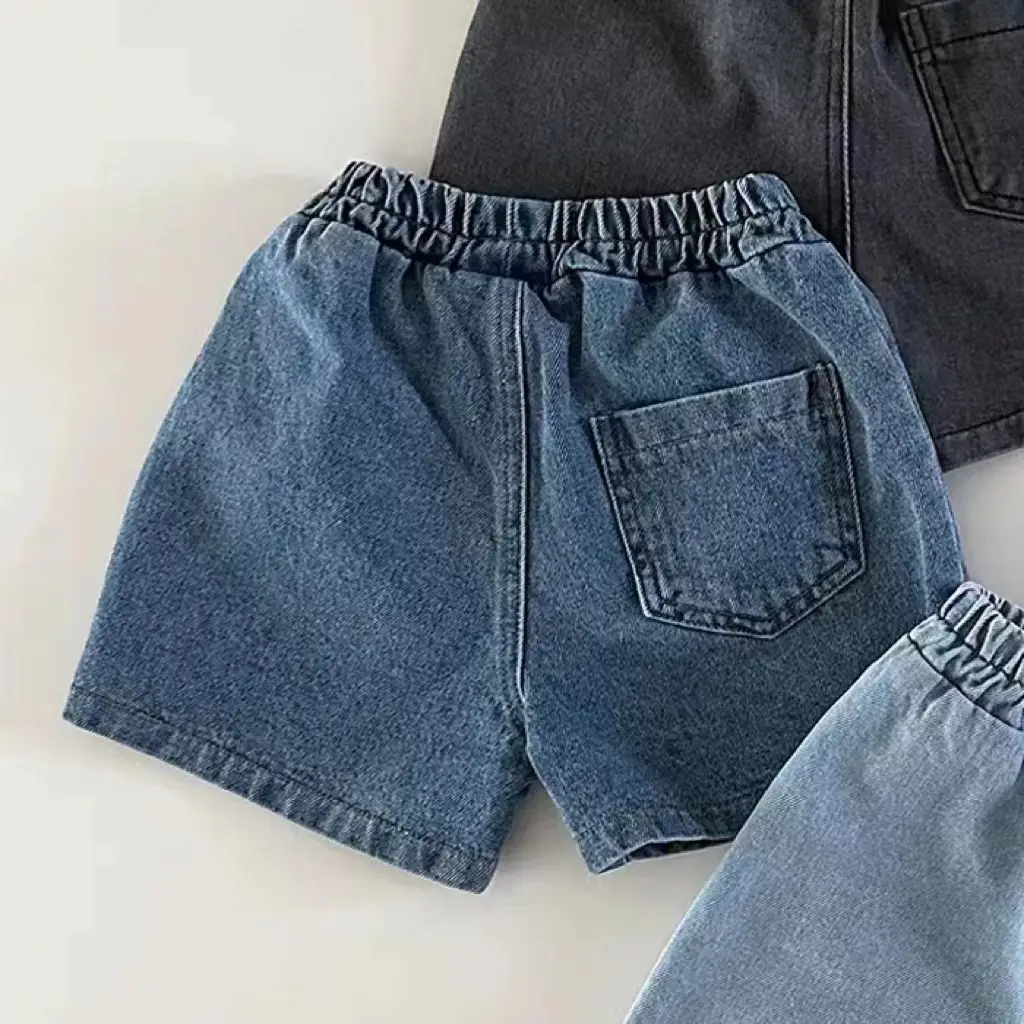 Korean Style Ins Denim Shorts for Girls Toddlers