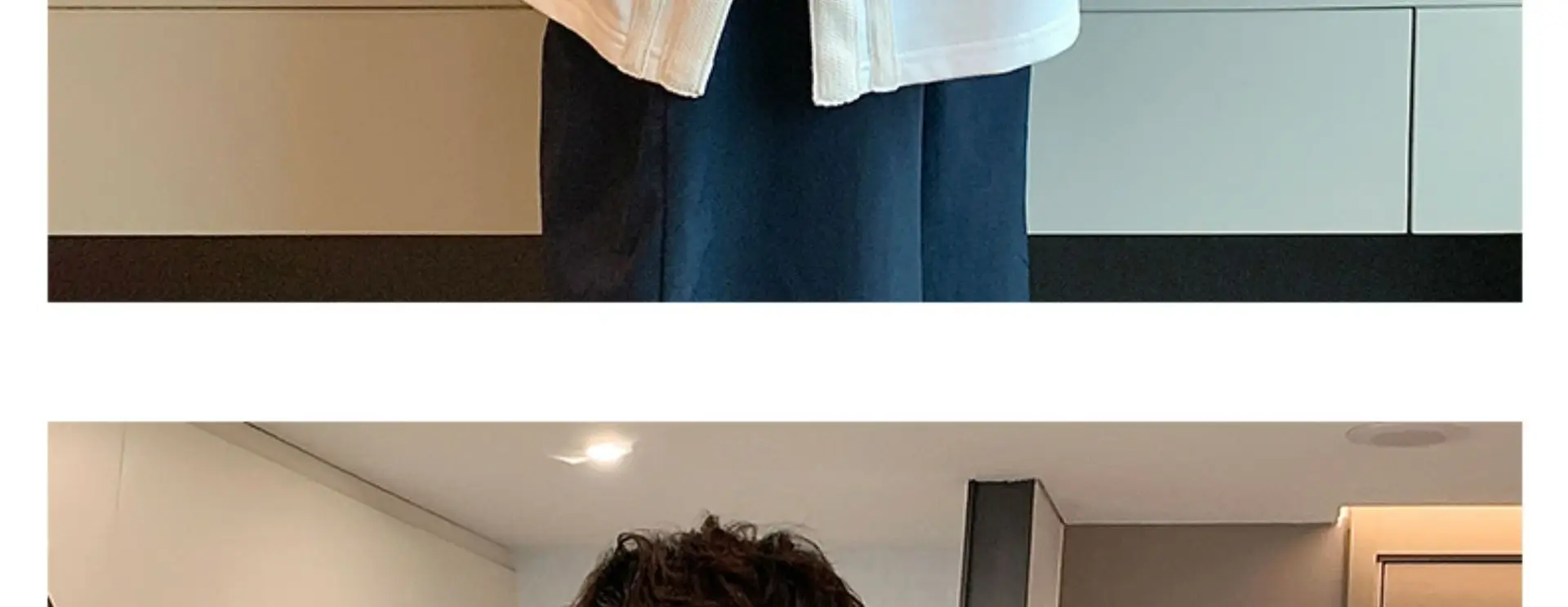 Men White Oversized T-Shirt with Stripes — feature 10