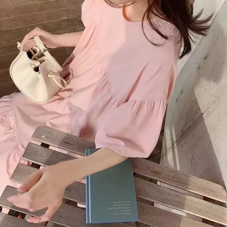 Maternity Dress Long Skirt Summer Dress Plus Size - Image 15