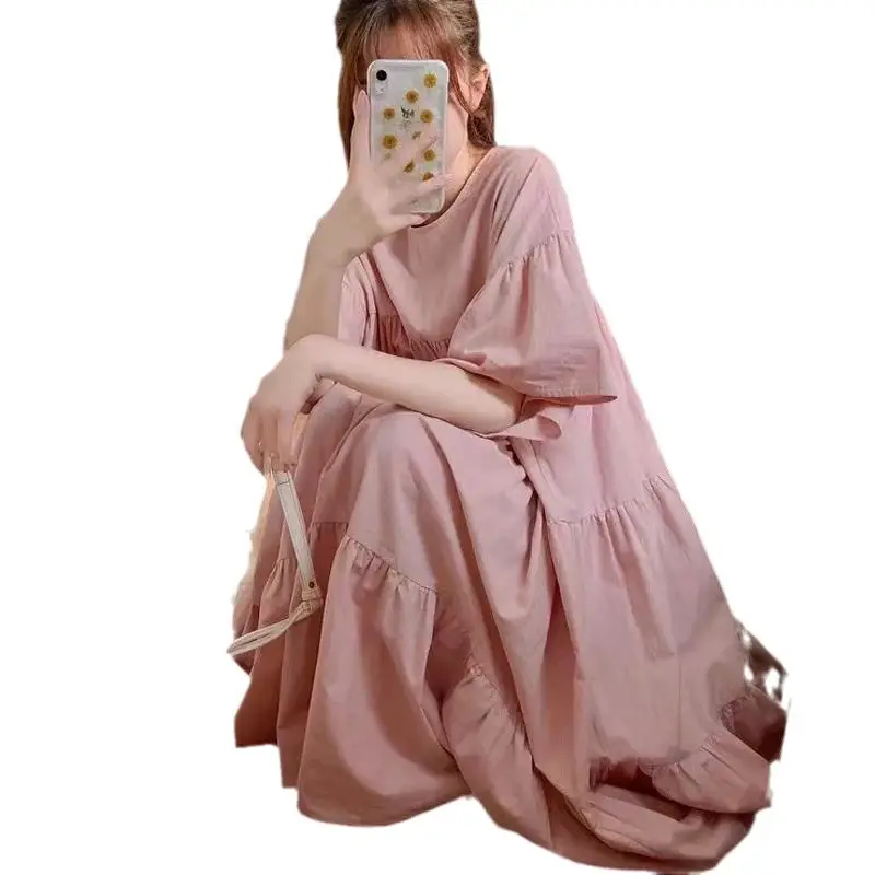 Maternity Dress Long Skirt Summer Dress Plus Size - Image 18