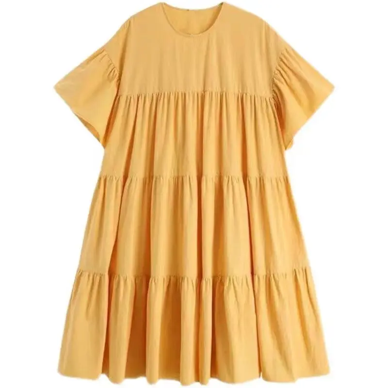 Maternity Dress Long Skirt Summer Dress Plus Size — feature 7
