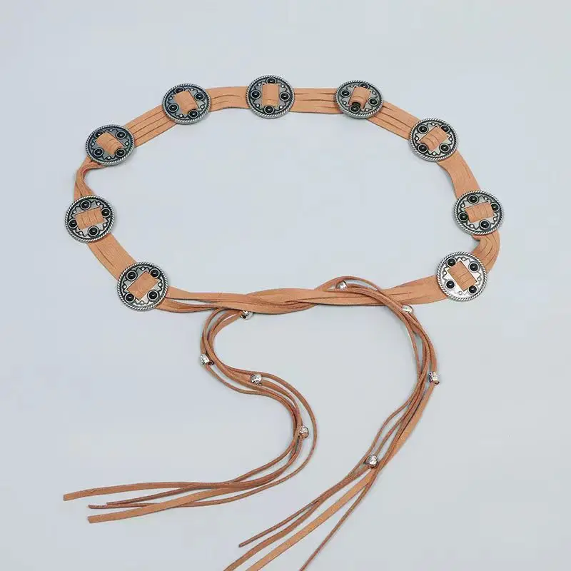 New Western Style Inlaid Beads Belt for Women — feature 10