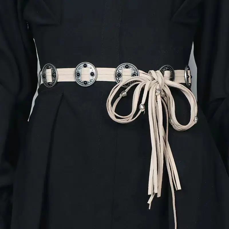 New Western Style Inlaid Beads Belt for Women — feature 8