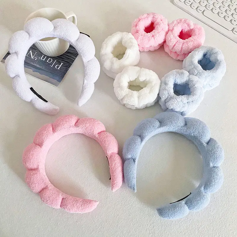 Plush Cloud Twist Hairbands for Women Multi Color - Image 10