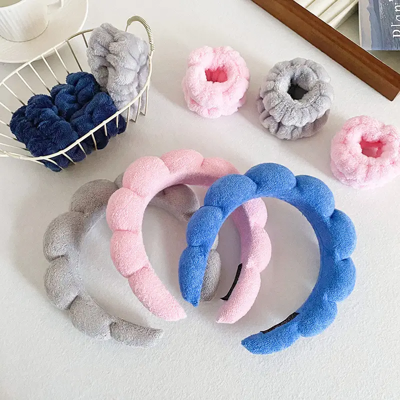 Plush Cloud Twist Hairbands for Women Multi Color - Image 11