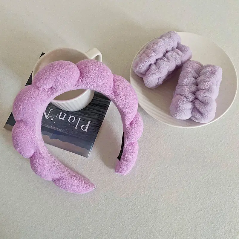 Plush Cloud Twist Hairbands for Women Multi Color - Image 5