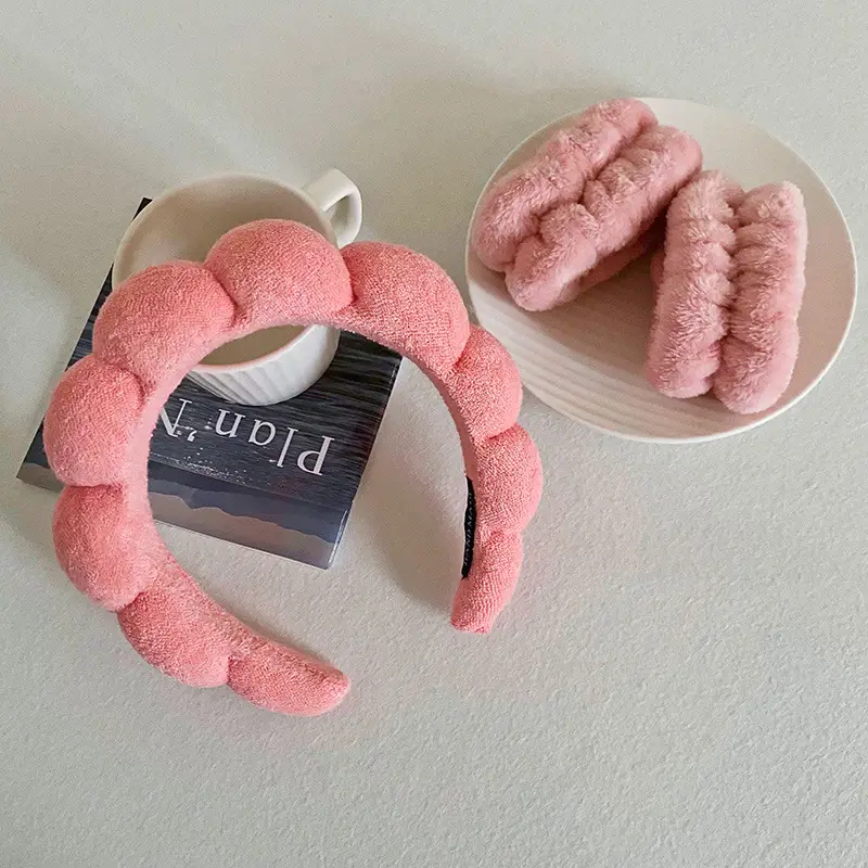 Plush Cloud Twist Hairbands for Women Multi Color - Image 8