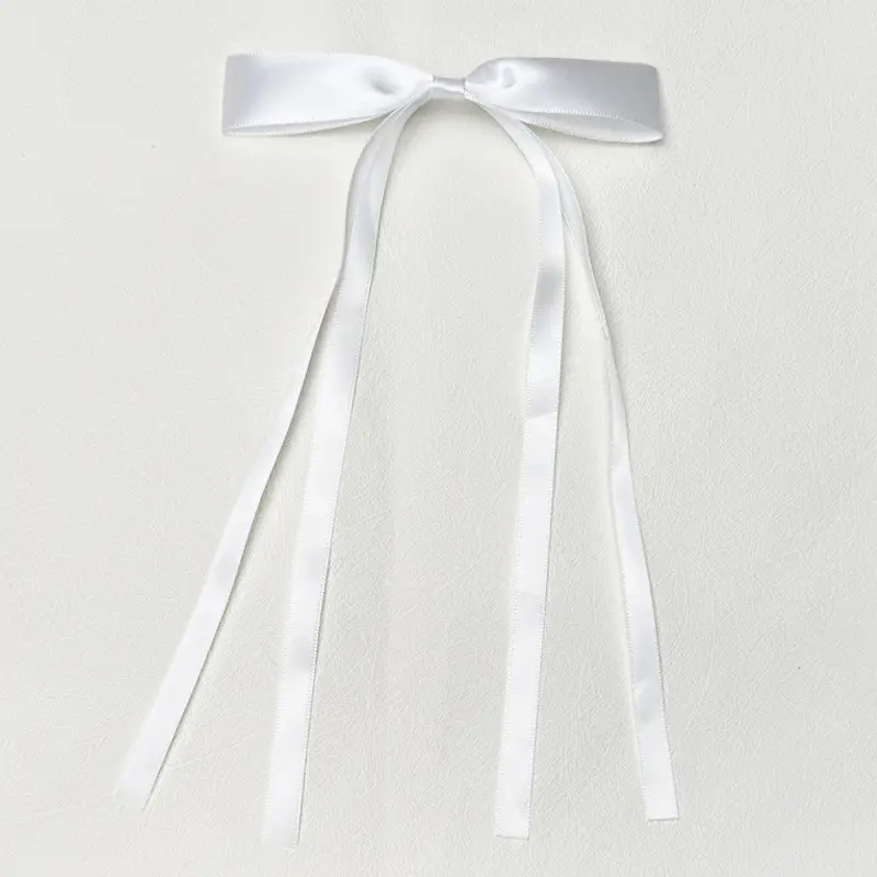 Red Large Bow Hairpin Back for Women