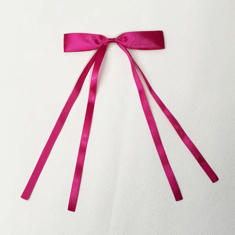 Red Large Bow Hairpin Back for Women