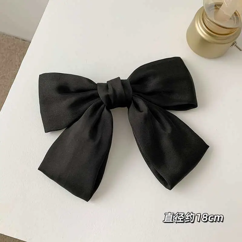 Red Large Bow Hairpin Back for Women