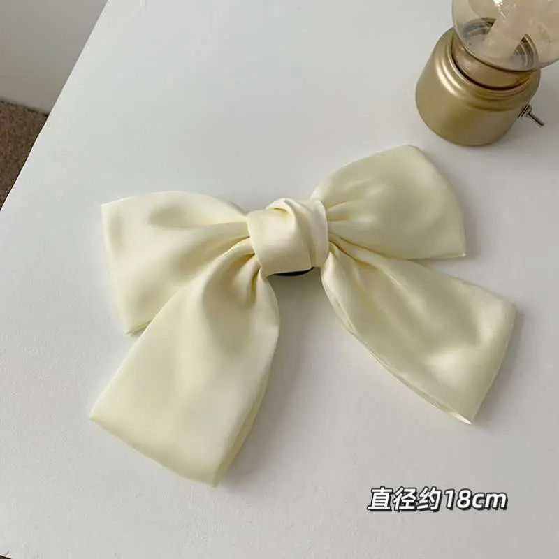 Red Large Bow Hairpin Back for Women