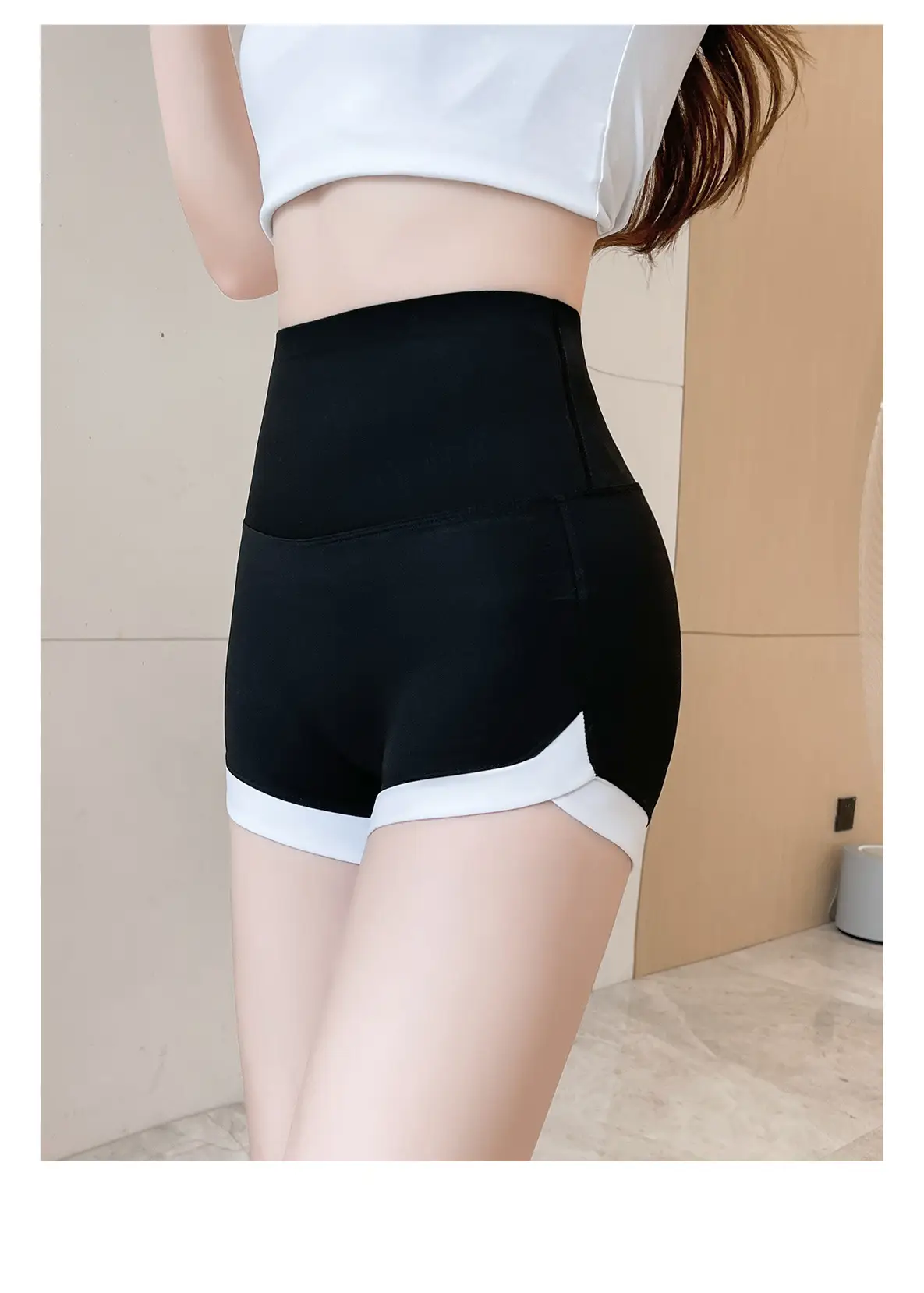 Women's Contrast Shark Yoga Pants 3-Piece Set — feature 18