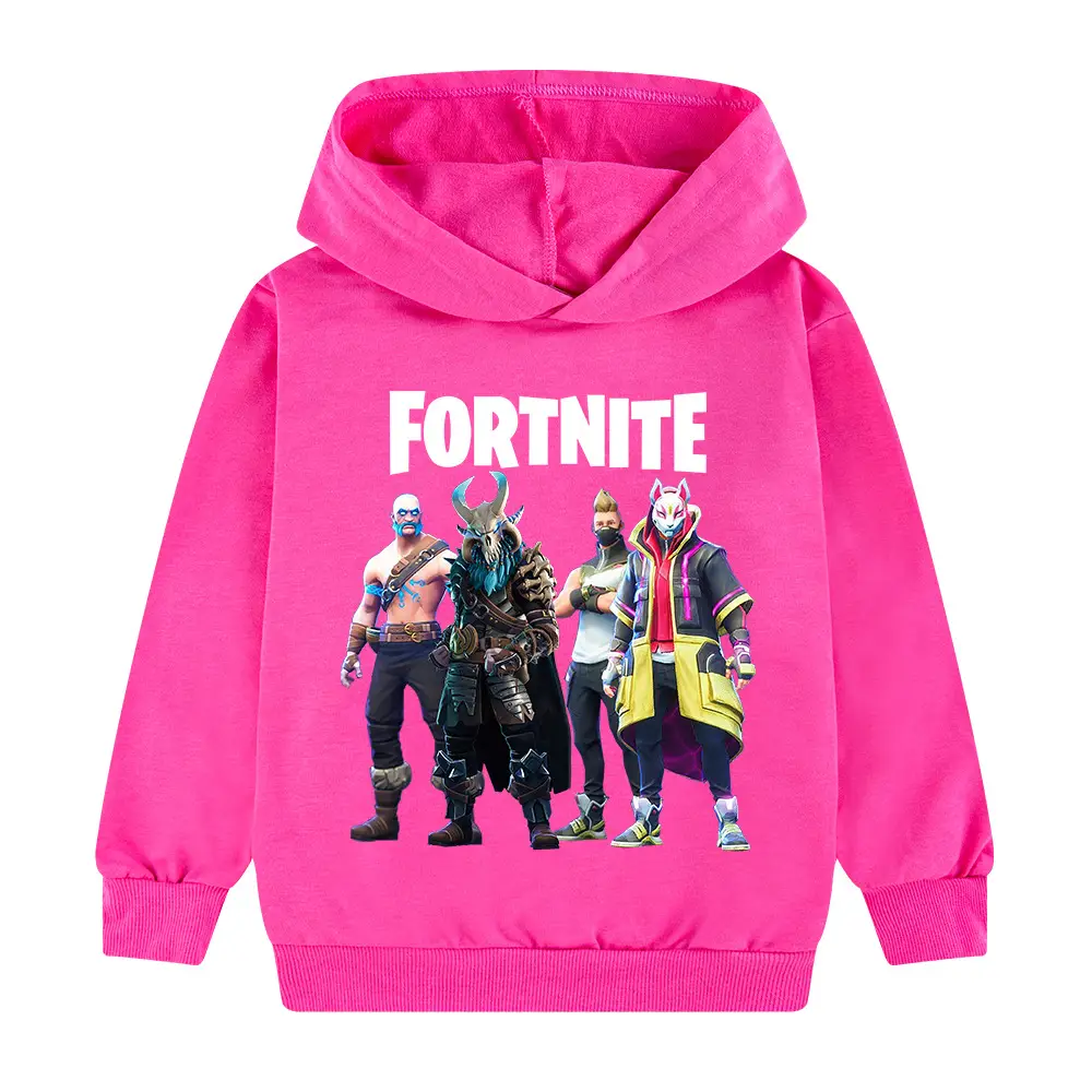 Fortnite Cartoon Hoodie Green for Kids - Image 6