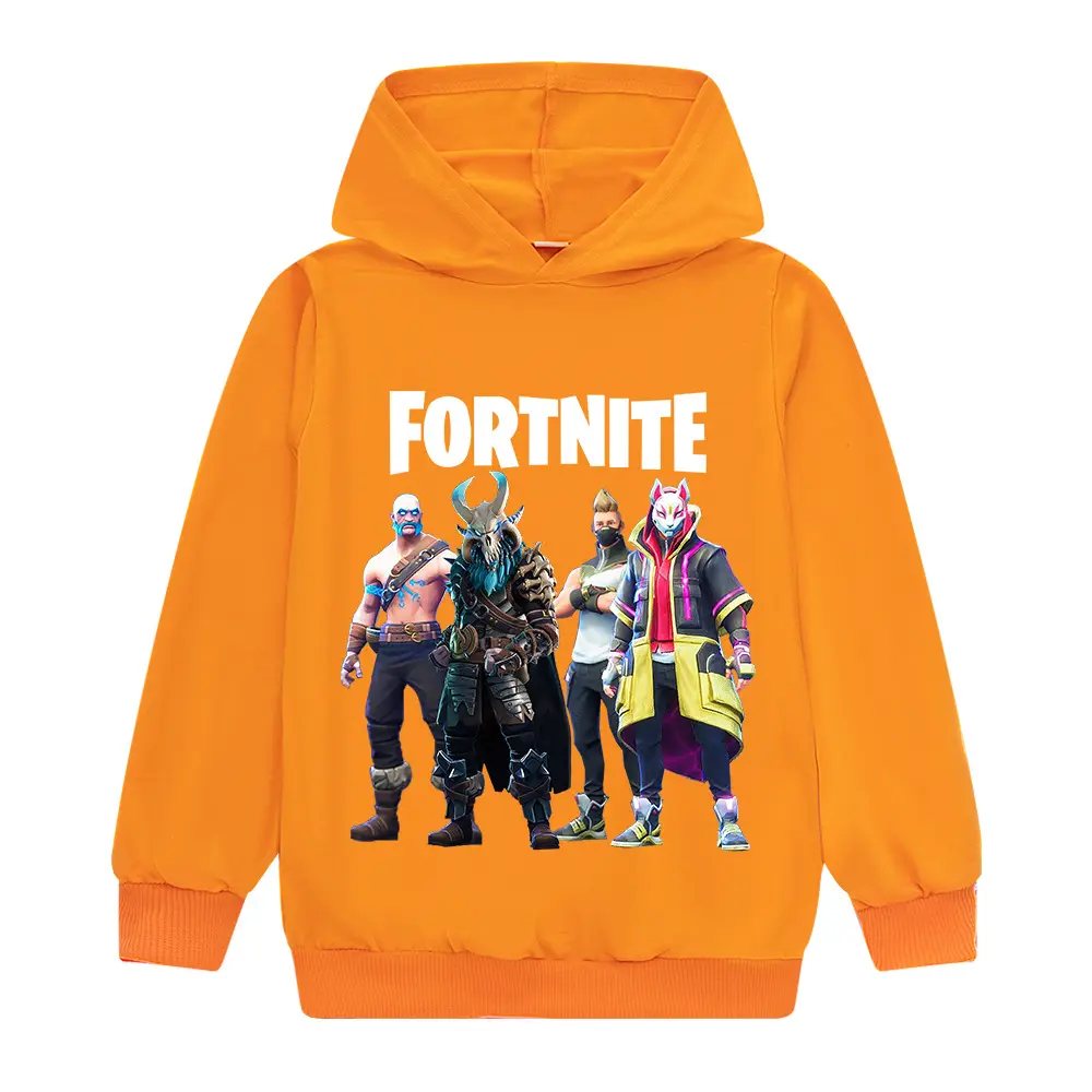 Fortnite Cartoon Hoodie Green for Kids - Image 12