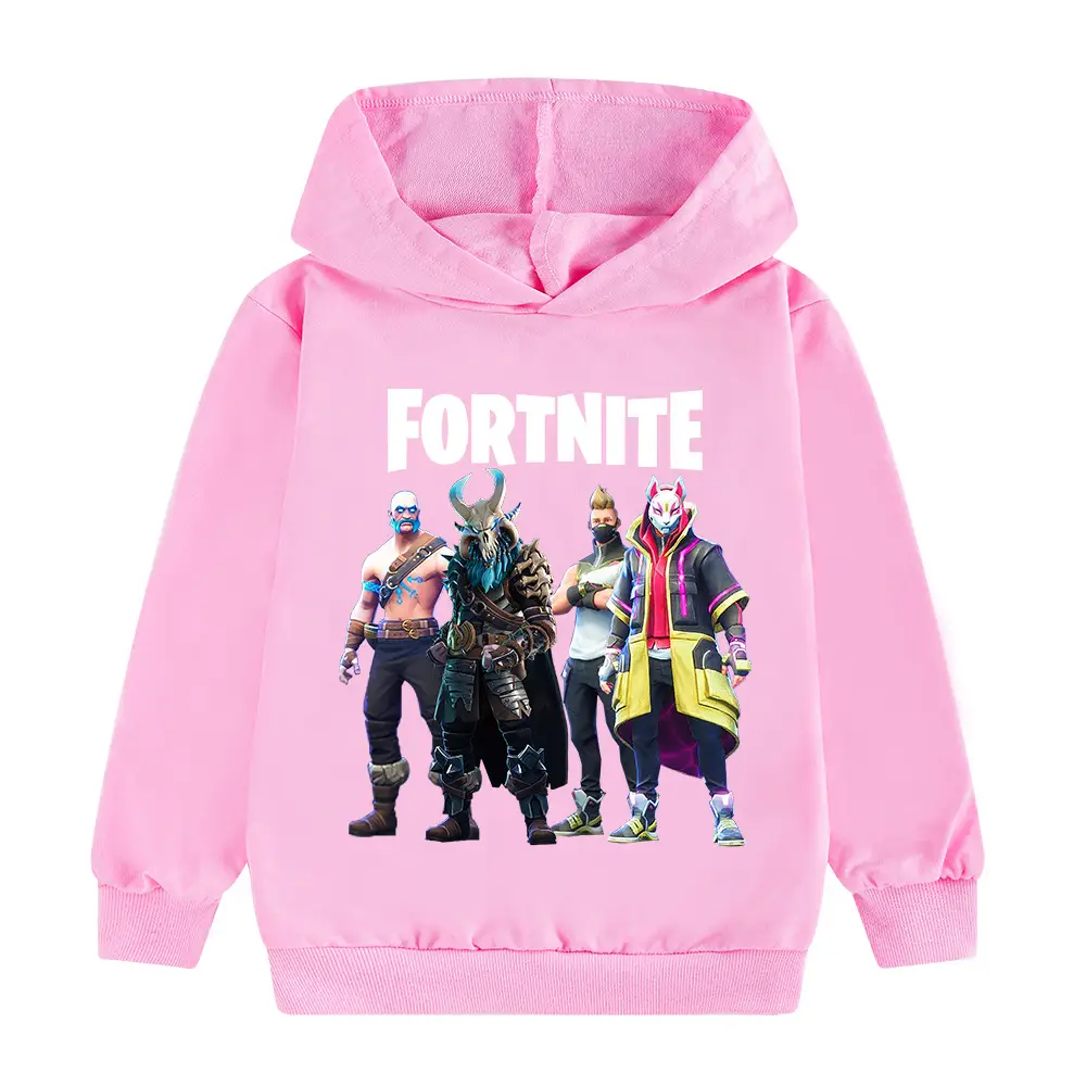 Fortnite Cartoon Hoodie Green for Kids - Image 5