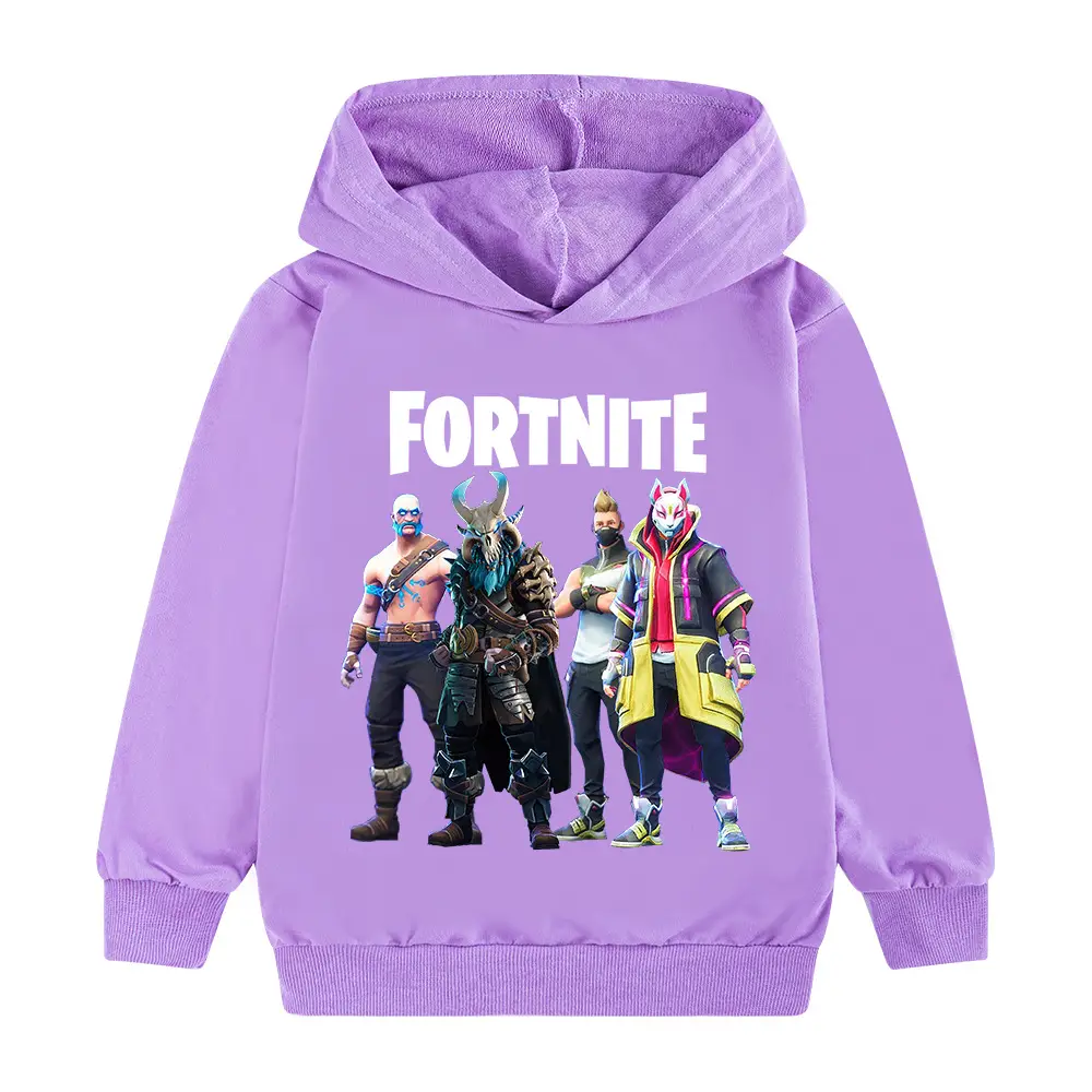 Fortnite Cartoon Hoodie Green for Kids - Image 7
