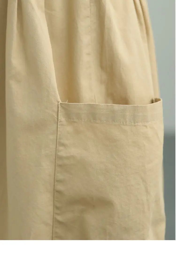 Women's Loose High-Waisted Slim Harem Pants Tan 2025 — feature 12