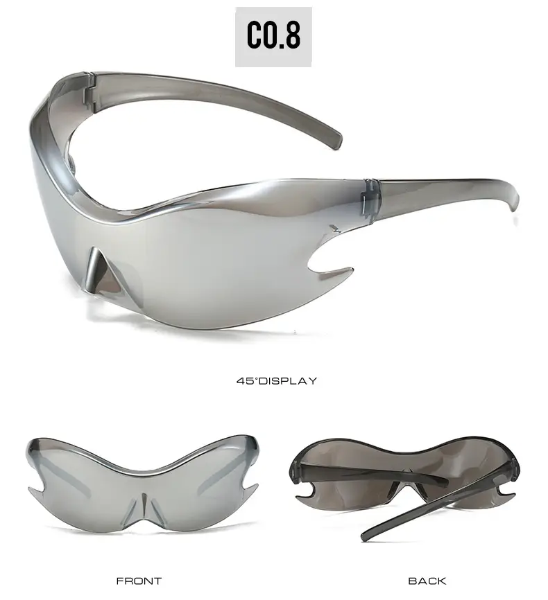 Orange Reflective Cycling Sunglasses for Men β feature 14